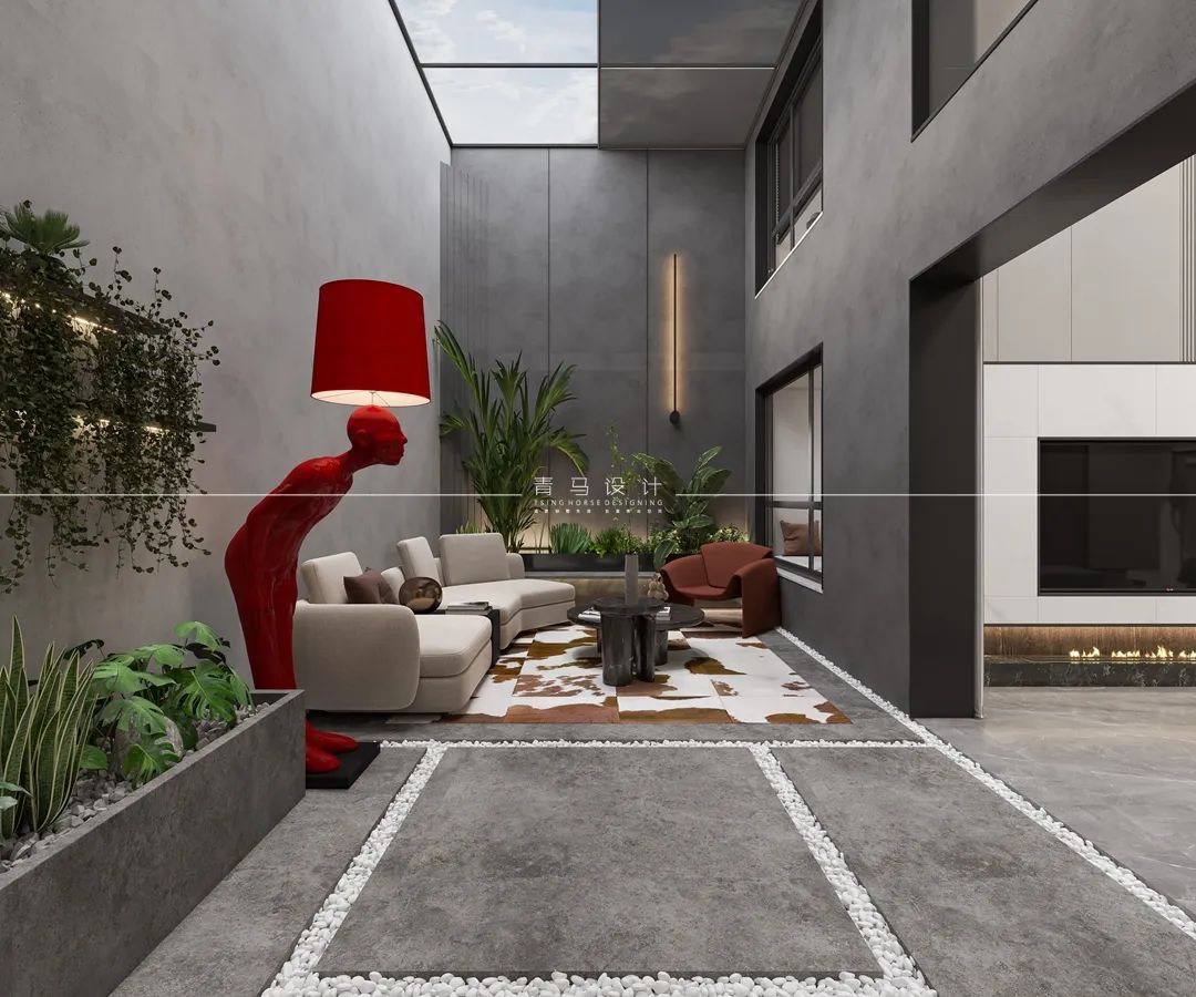 现代简约底跃别墅设计丨青马别墅设计-43