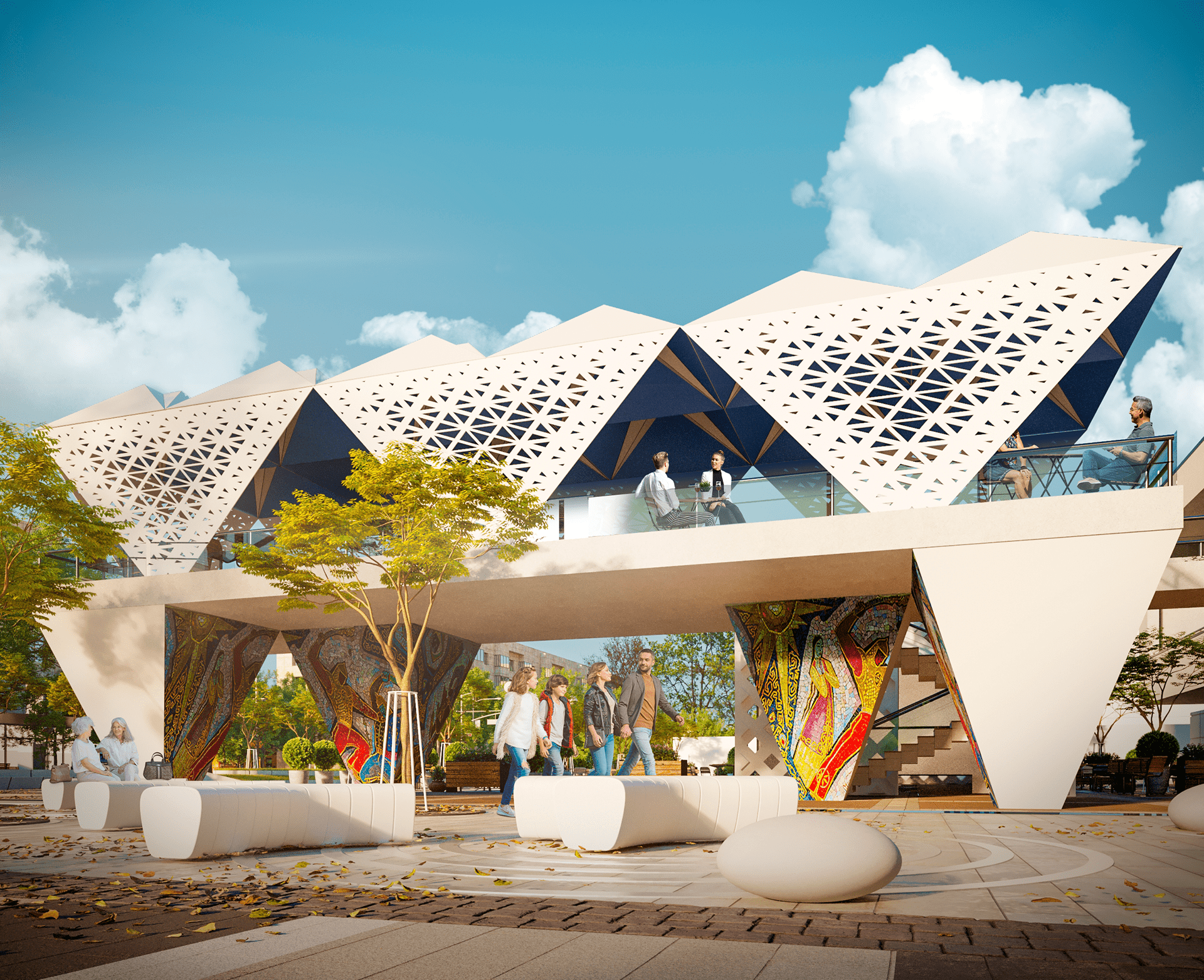 哈萨克斯坦阿拉木图绿色集市改造项目-8