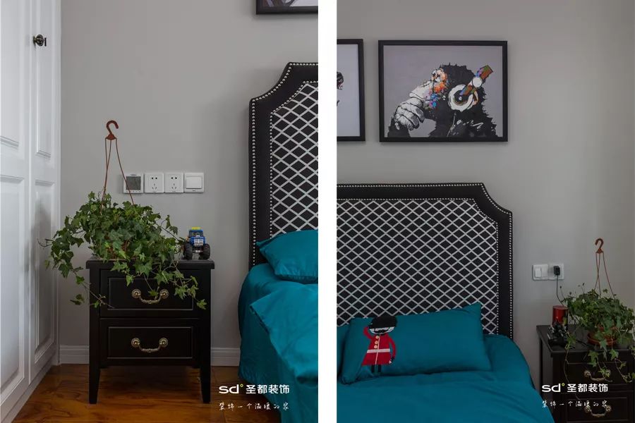 嘉兴南德大院 125㎡简约美式儿童房,设计精巧,亮点纷呈-20