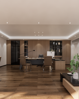 企业办公改造设计  领导办公室