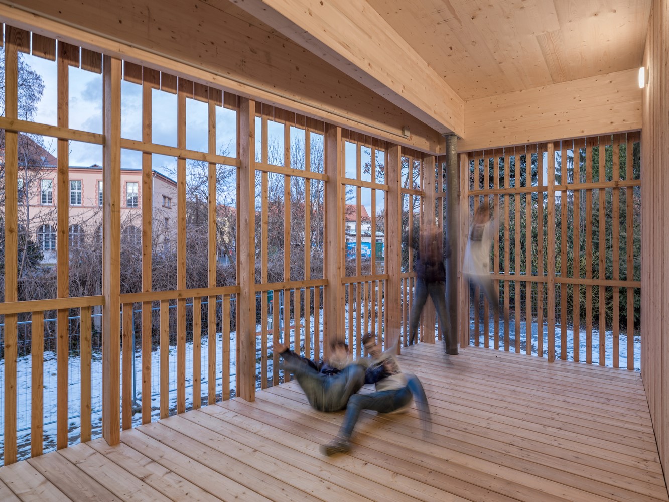 格拉茨绿色绿洲青年中心“回声别墅”-13