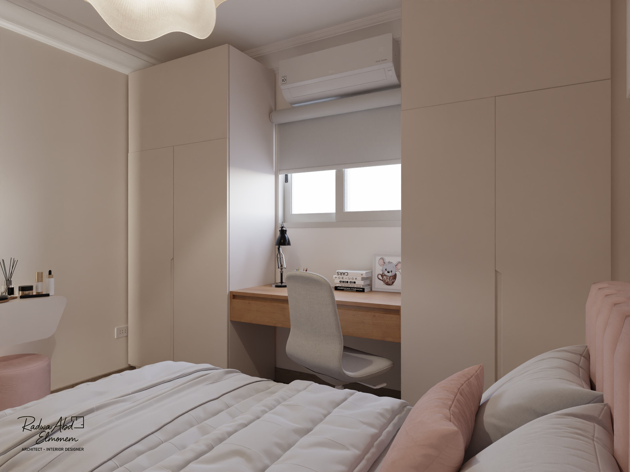 Dusty Rose Room（粉玫色房间）丨埃及丨Radwa Abd El  monem-15