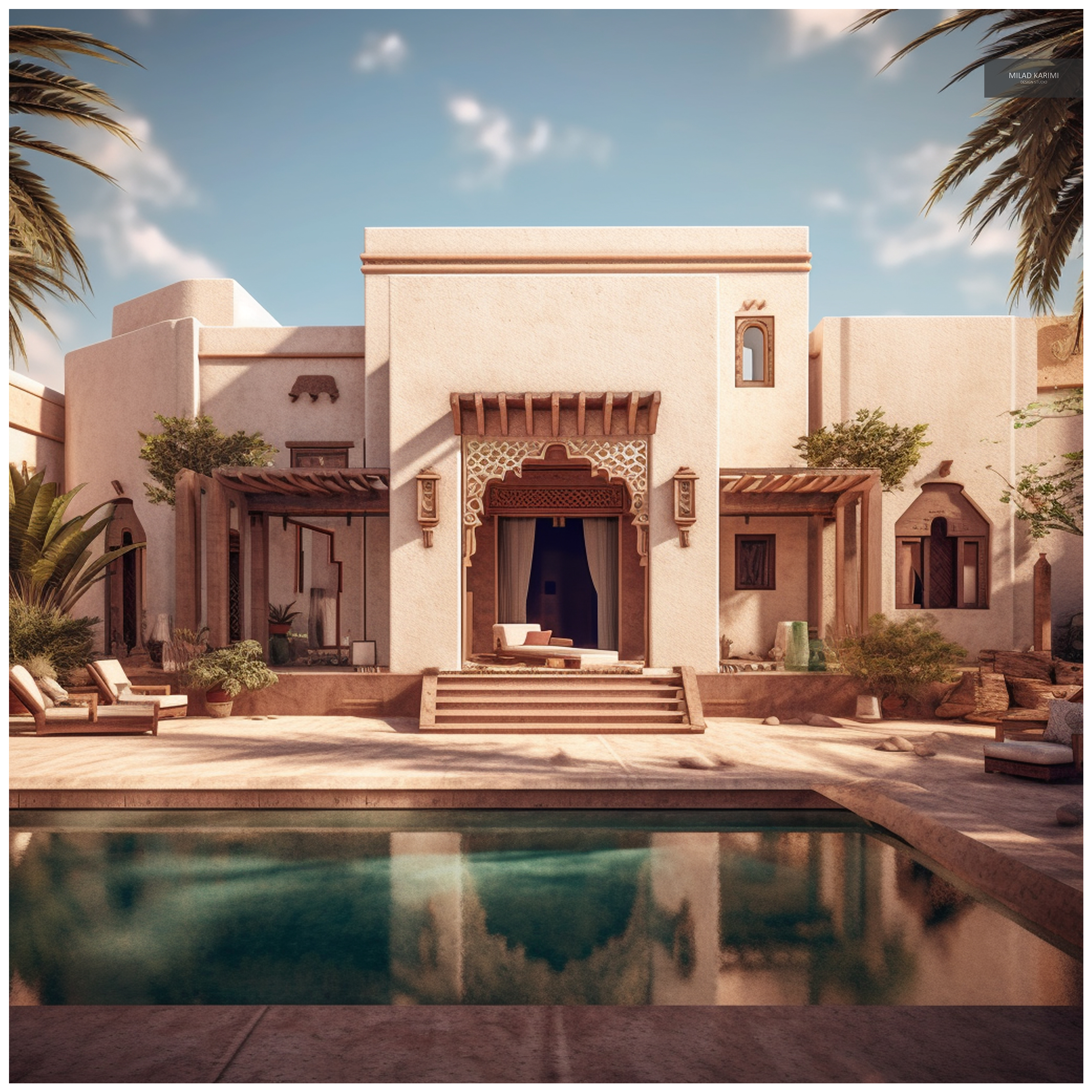 Arabian Palace Exterior Design Part 02-0