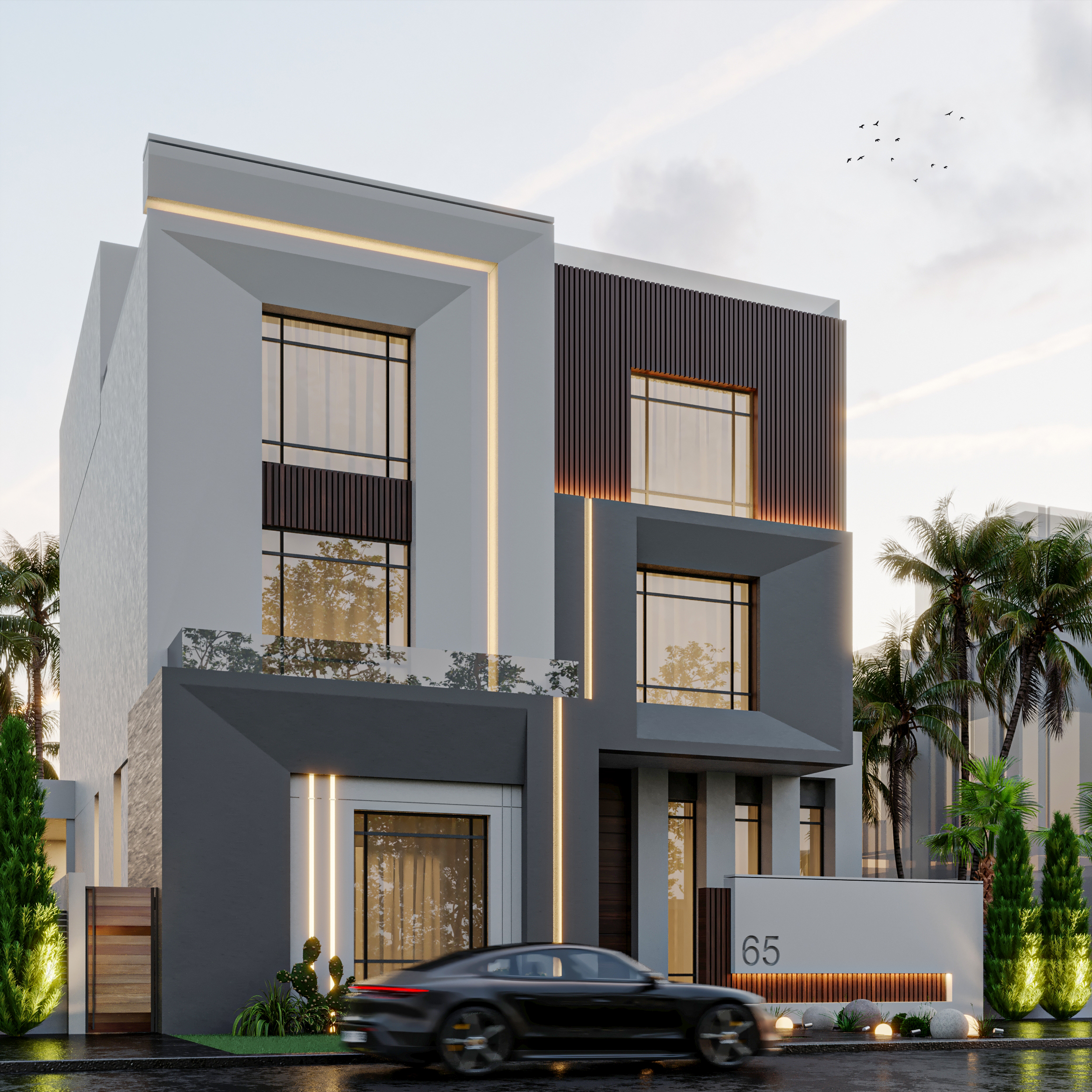 VILLA2科威特现代别墅丨Moamen Amin-6