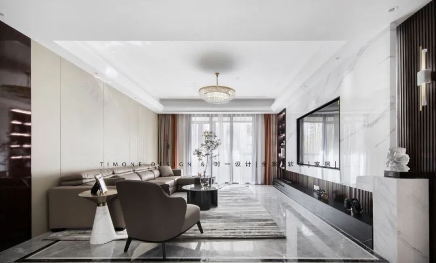 “躺平式”入住 180㎡新家丨时一设计-13