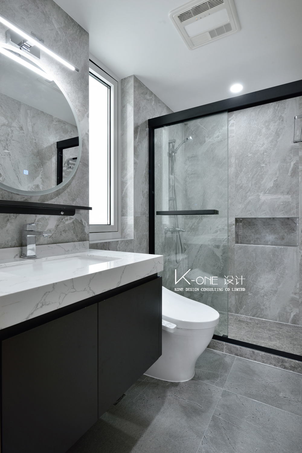 简约水泥灰,打造 152 平米现代精致生活空间-36