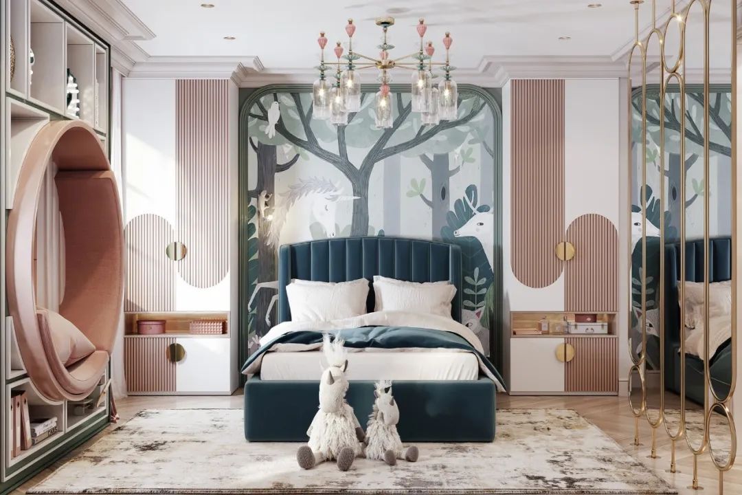 现代轻奢风的居住空间-48