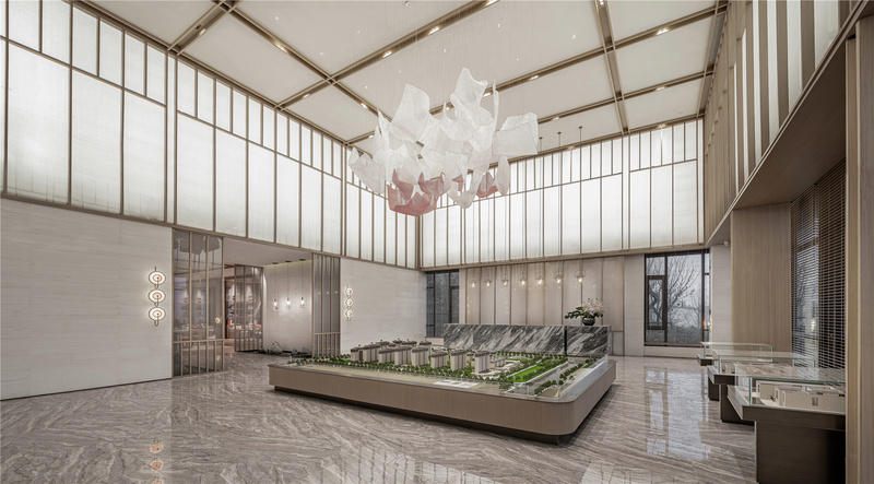 漯河熙河云著售楼处 | 融入地方文化元素的当代东方设计-13