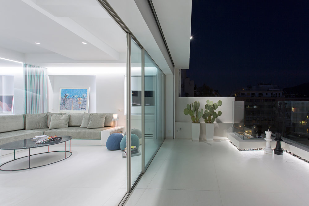 阁楼翻新；顶层公寓装修（注：Penthouse常见释义为阁楼；顶层公寓 ，可根据具体语境选择更合适的表述） 丨GreeceAthens-10