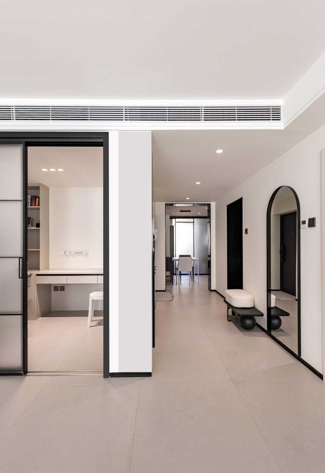 自然温暖!102㎡现代风格老房改造-45