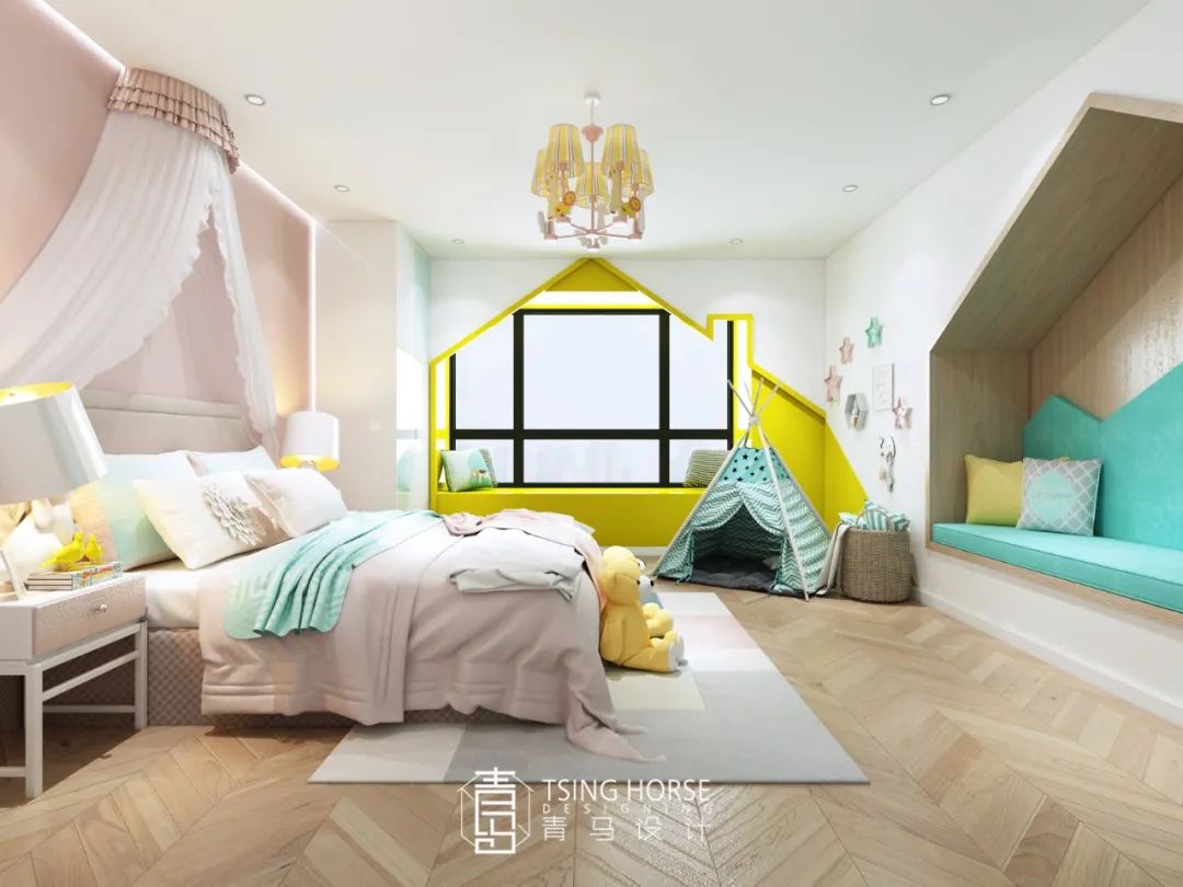 逸翠园四期·现代轻奢复式空间丨青马别墅空间设计-70