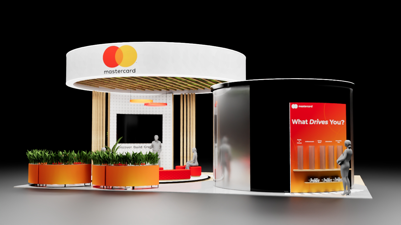 Mastercard 30·40 展位设计-3