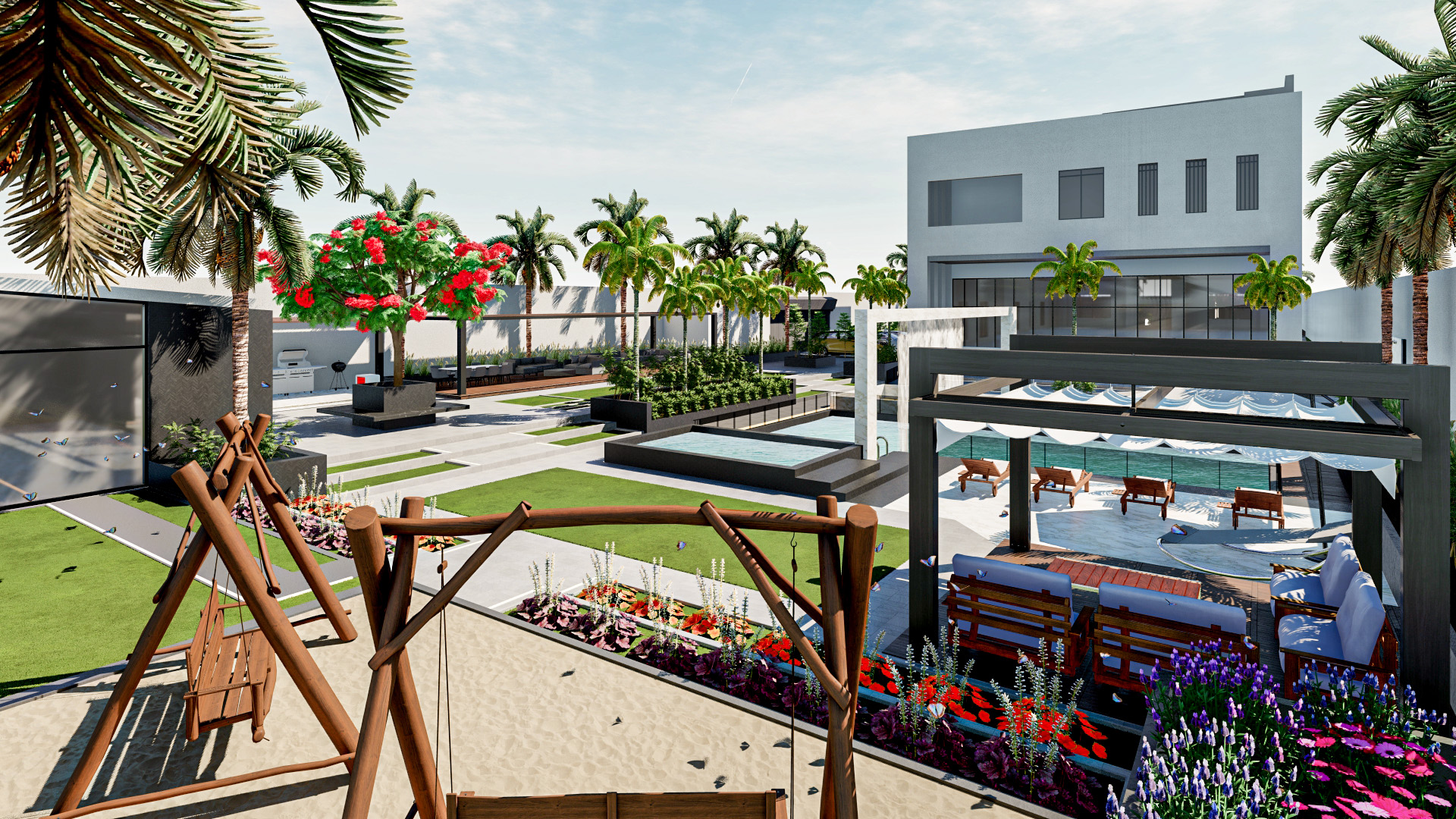 达曼别墅景观设计丨印度达曼-20