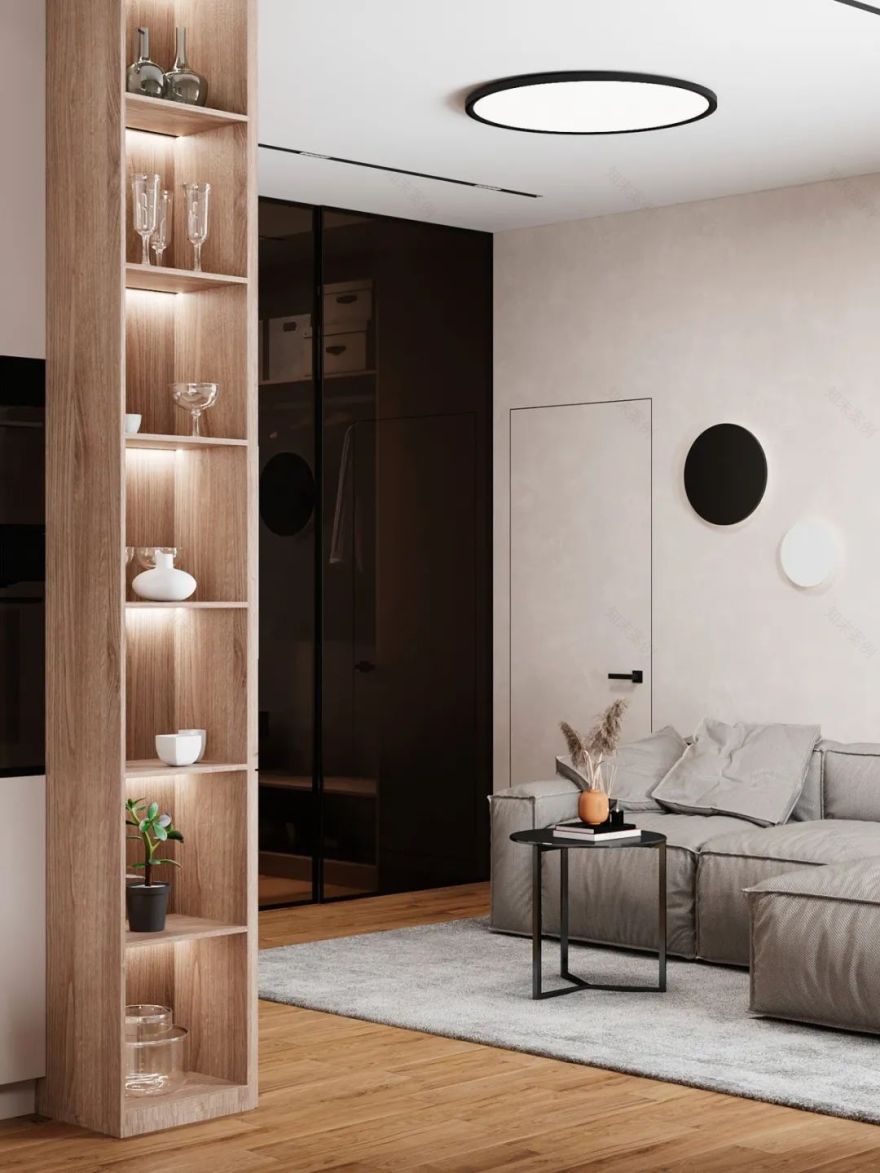 木灰色简约公寓丨Marina Bessmertnaya-5