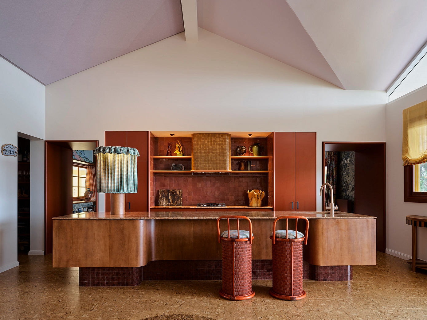 Plantasia: Surreal Family Retreat Drenched in Botanical Color Tones-1