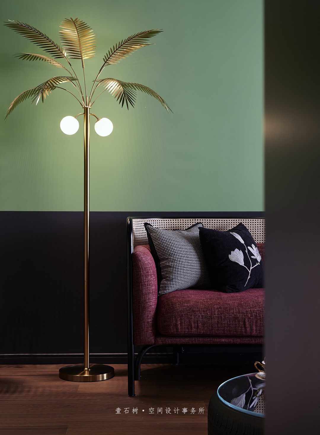 荣誉花园复古风格设计丨壹石樹空间设计事务所-17