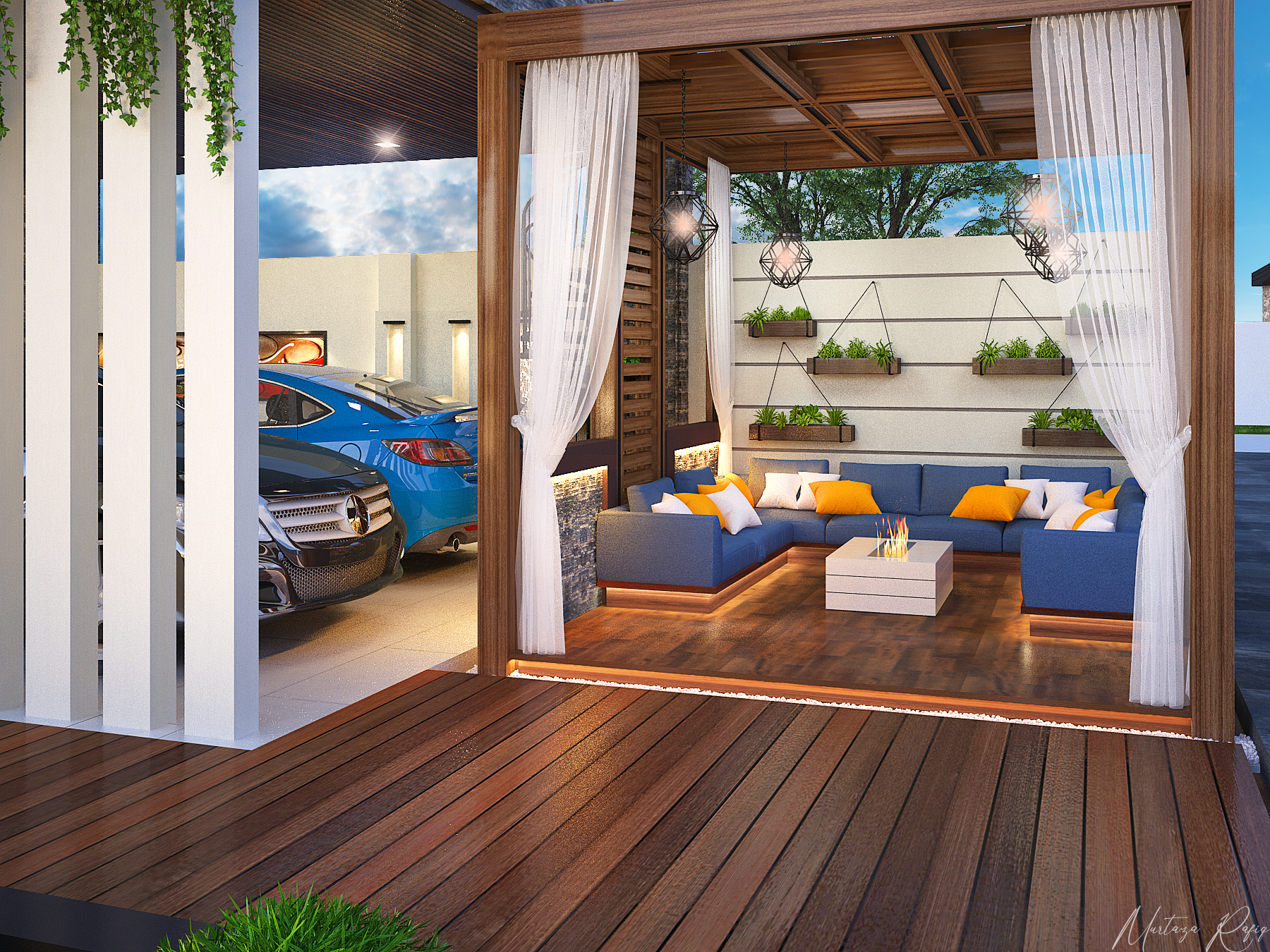 Lawn & Sitting Area-4