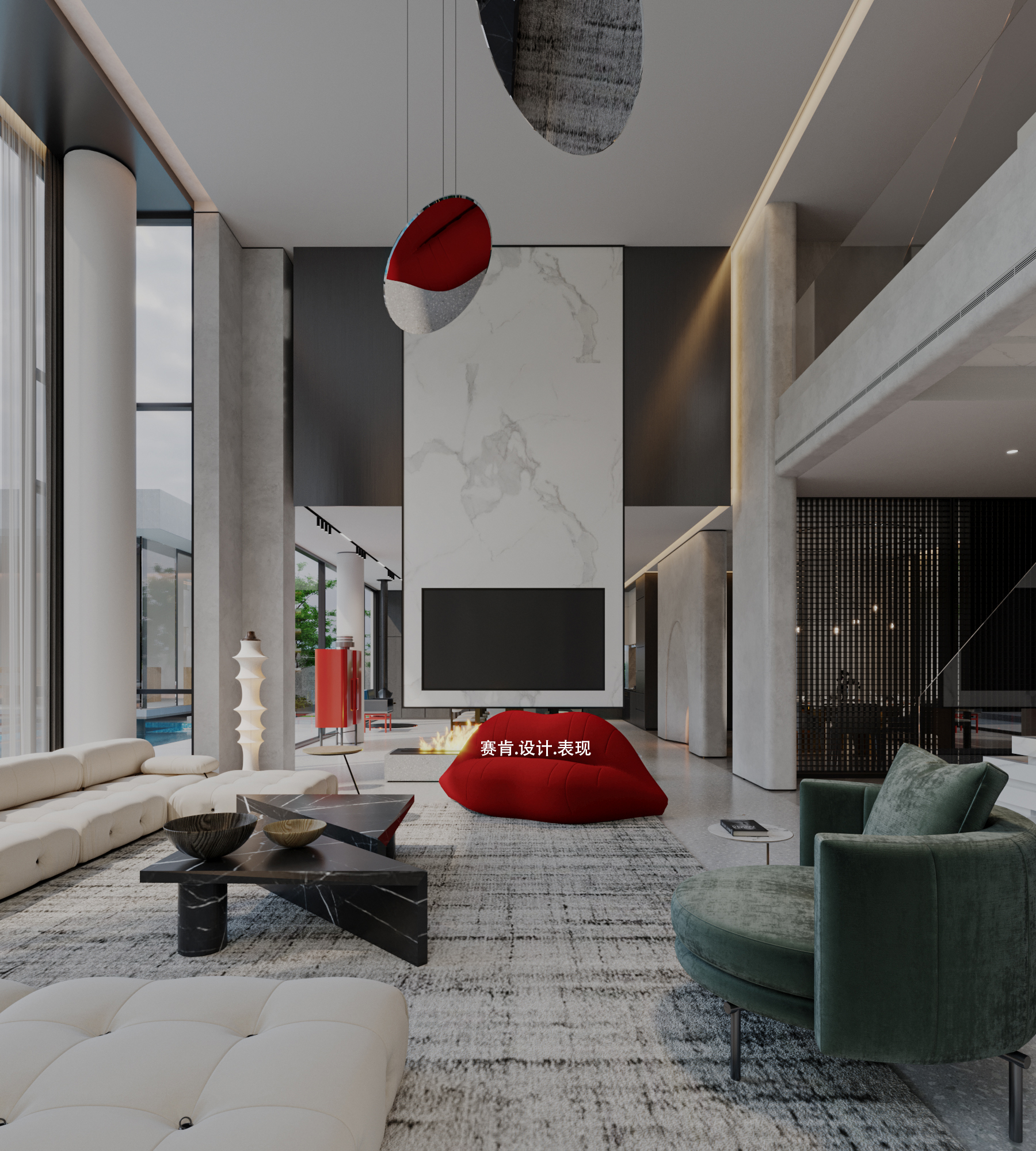 豪华别墅设计表现-0