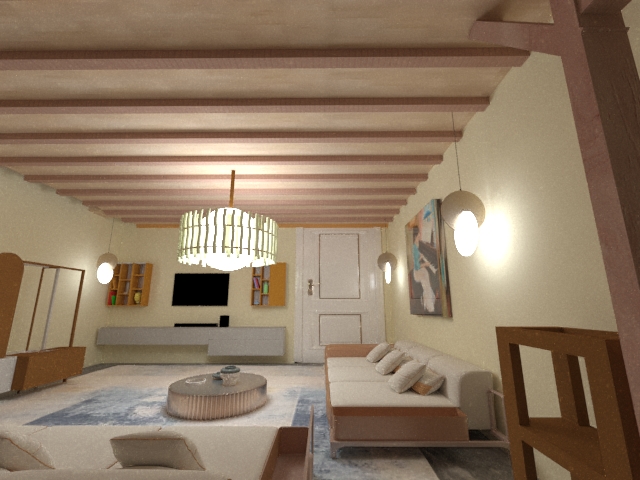 Villa Living Room By 3dMax-8