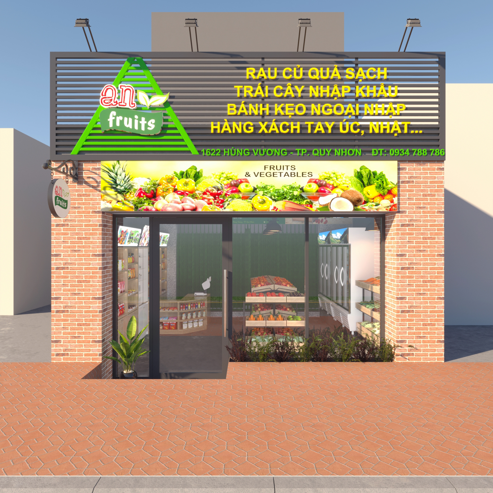 Fruits shop design-5