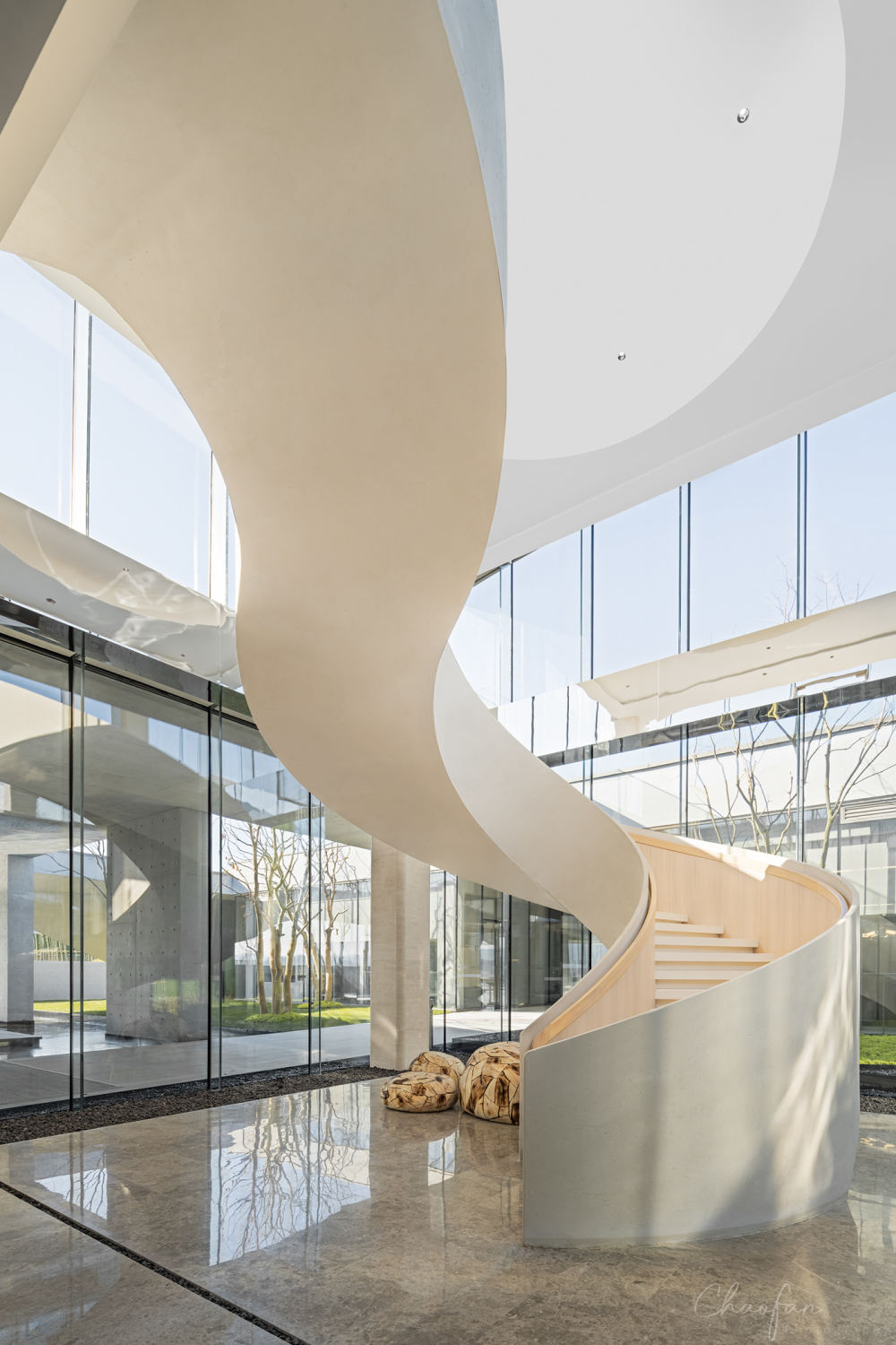 杭州临安绿城桃李湖滨售楼处丨中国杭州丨Chaofan Kang-7