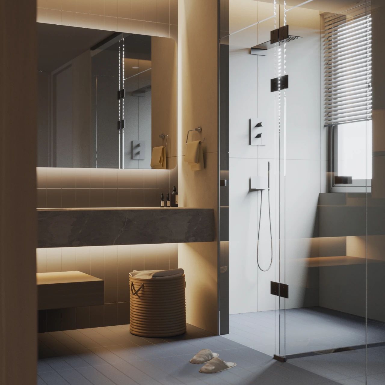 现代暖色调温馨感十足的家装-13