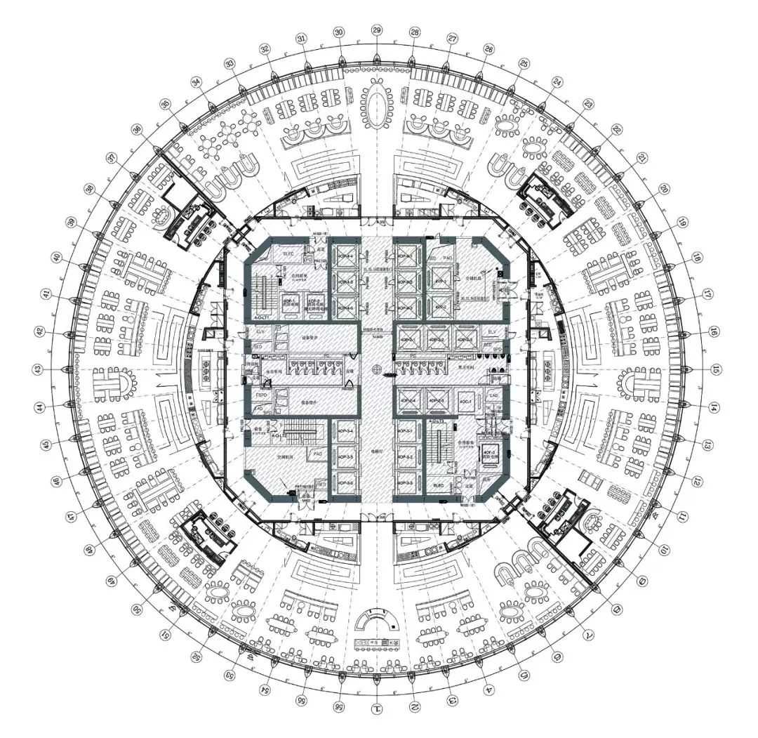 中国华润大厦办公空间设计-388