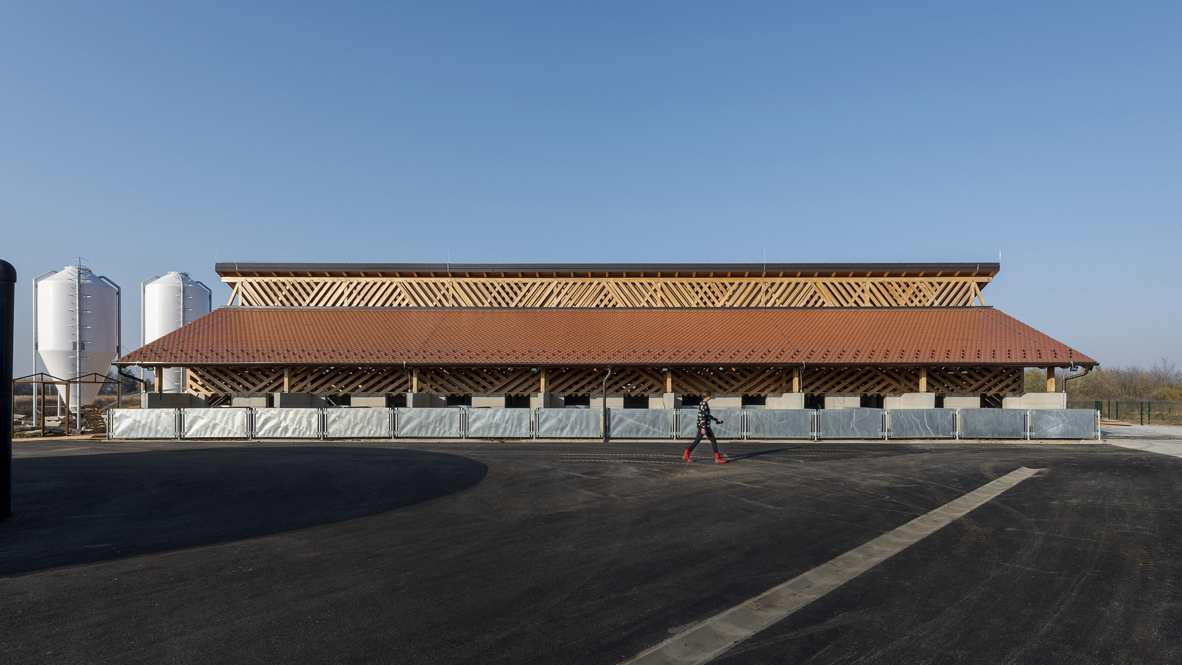 克罗地亚生态猪舍 | 模块化养殖空间与传统乡村风格结合-0