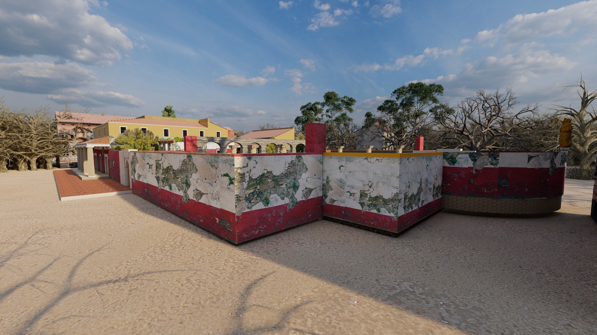 Ancient Roman architecture villa design thesis project-1