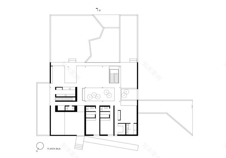 Domínguez House 过滤式花园设计-12