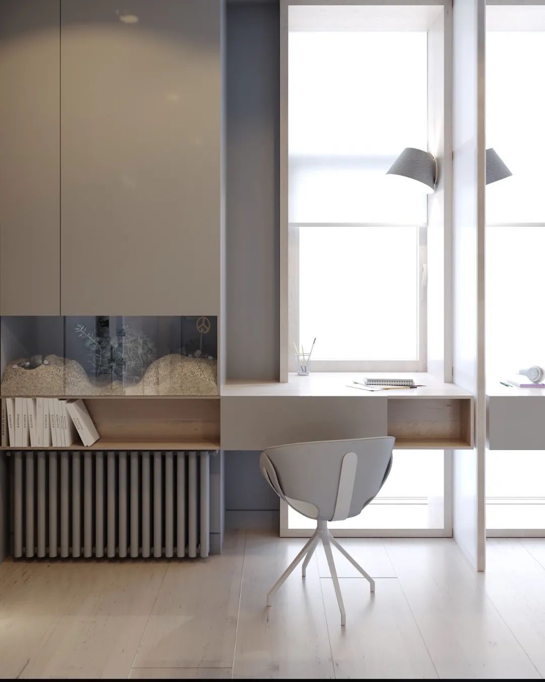 现代简约灰调空间设计-17