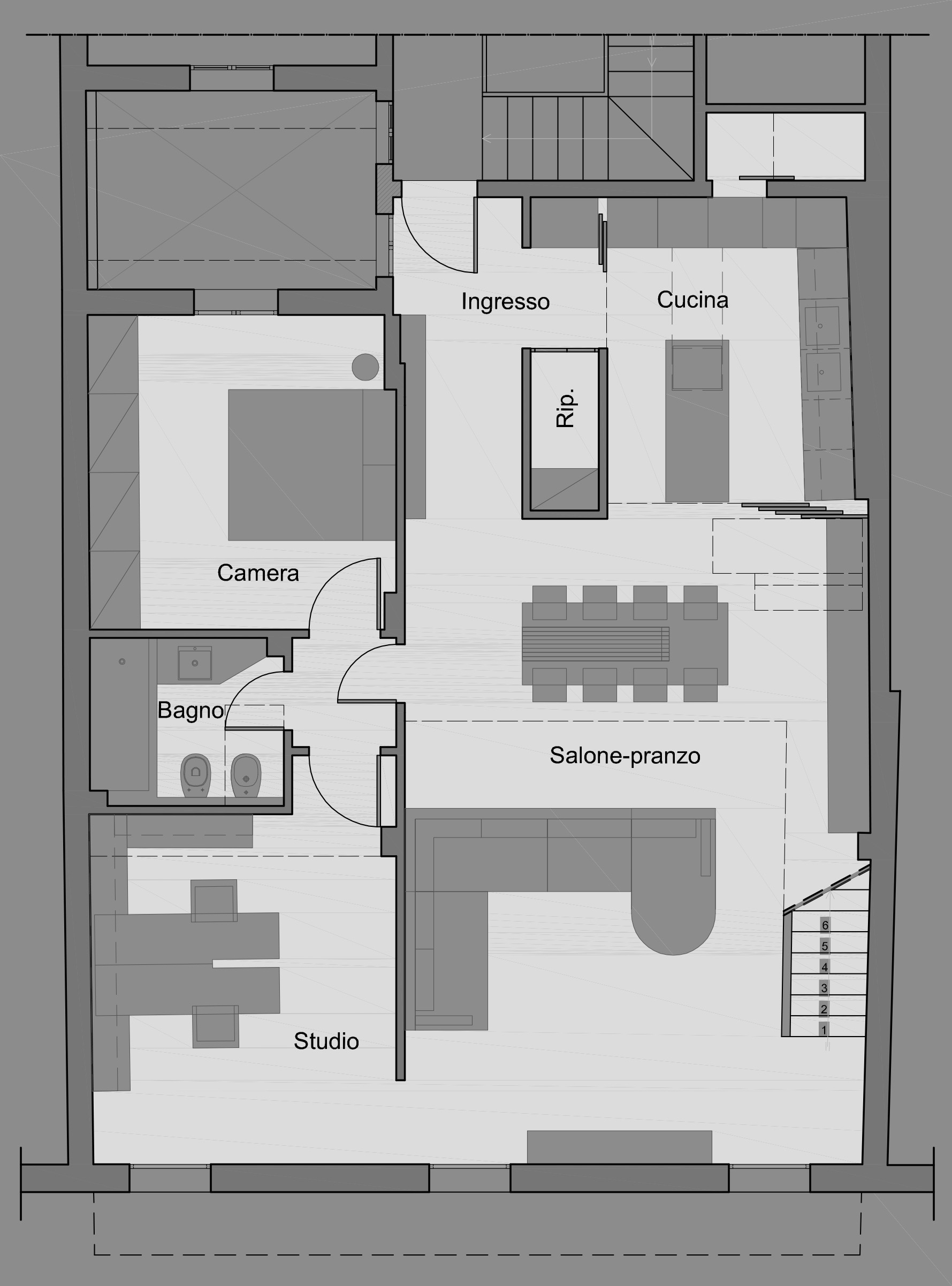 在博洛尼亚当代阁楼公寓-7