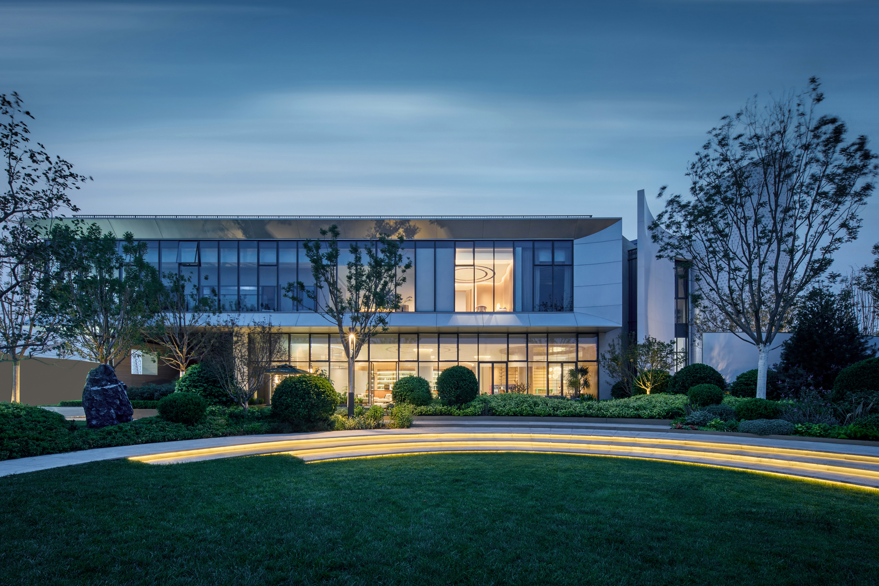 天津中新澜湖庭售楼处丨中国天津丨引擎联合设计,方标世纪建筑设计,现工设计-31