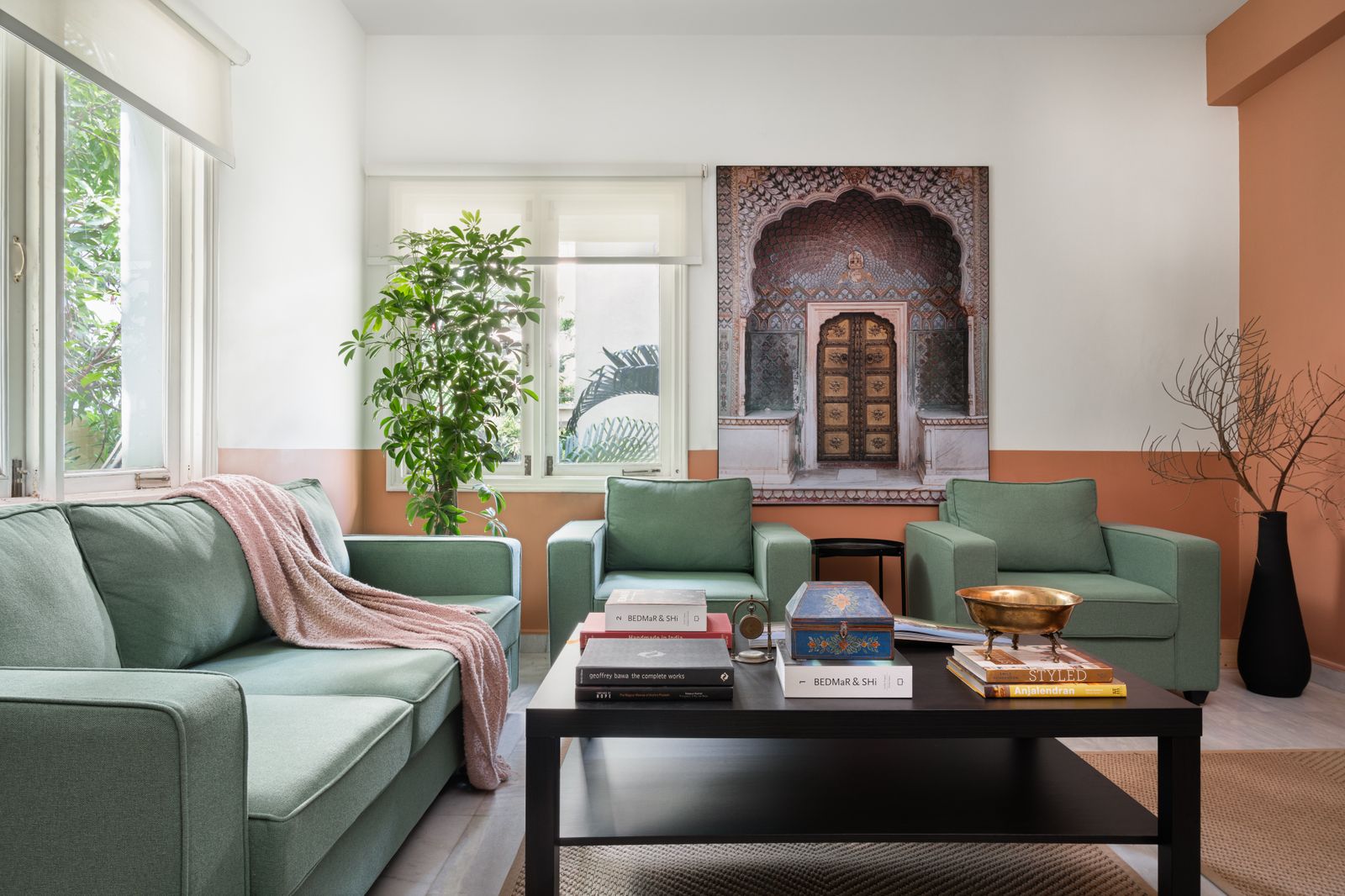 Hyderabad 3BHK公寓改造成时尚办公空间丨印度-24