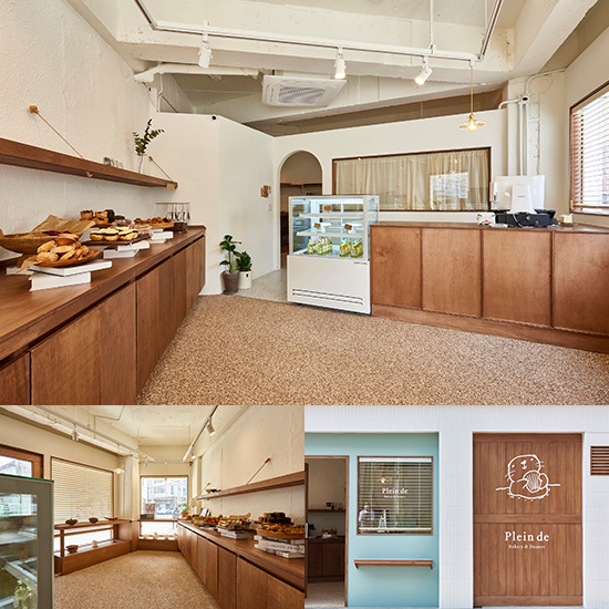 首尔 10 坪可爱面包店，温馨白色调与原木元素设计-1