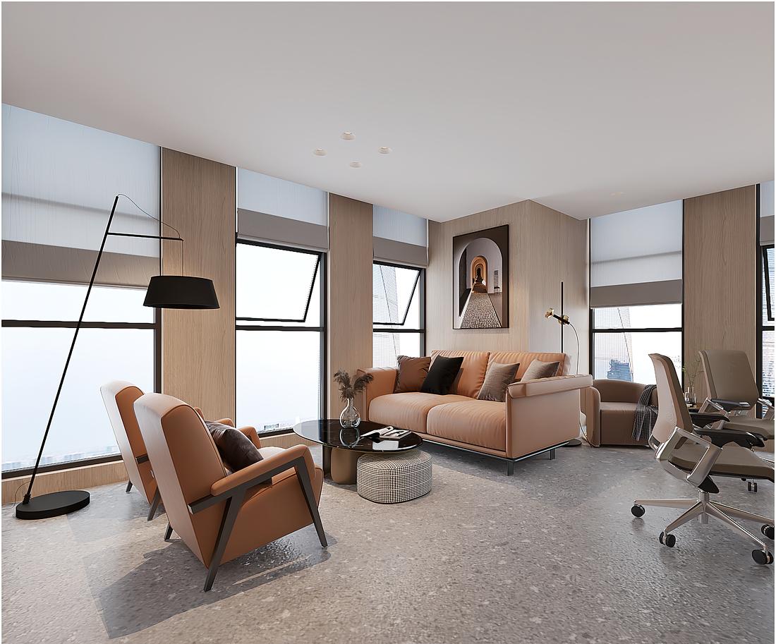 
义乌总部经济园1200平米办公室 -4