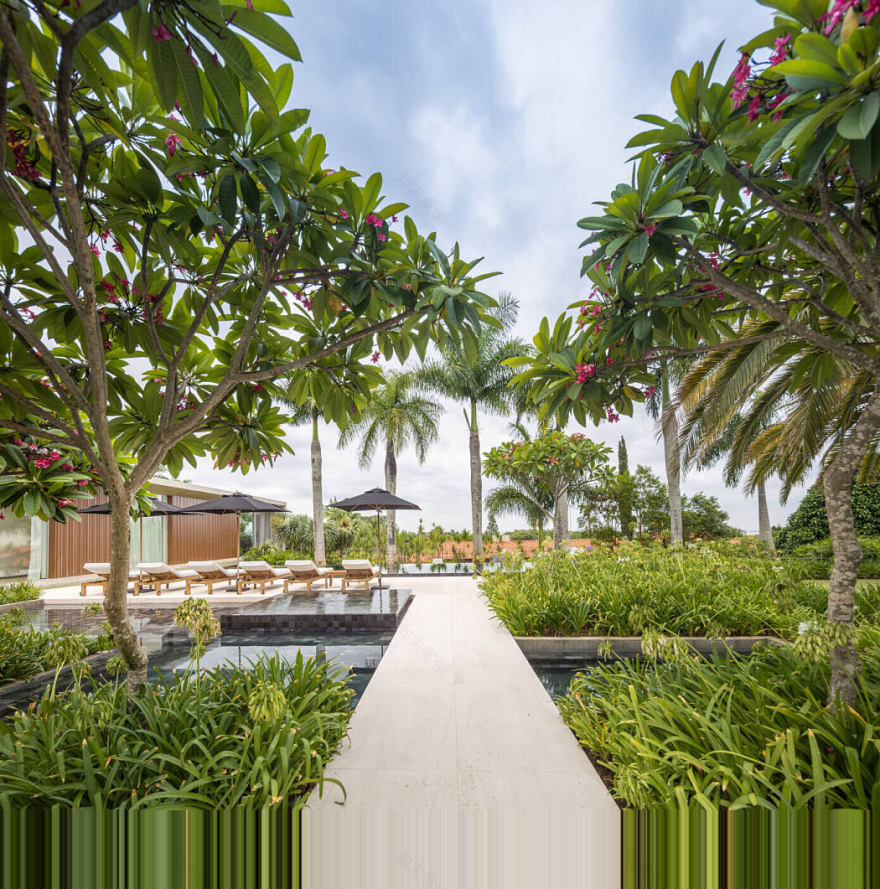 巴西私人花园别墅,汉萨 aki 景观设计-6