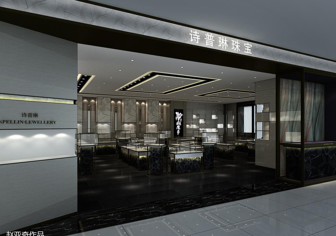 北京珠宝专卖店奢华设计展现-4