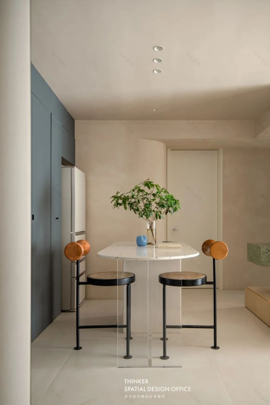 中性平衡的江景住宅丨诗享家设计-56