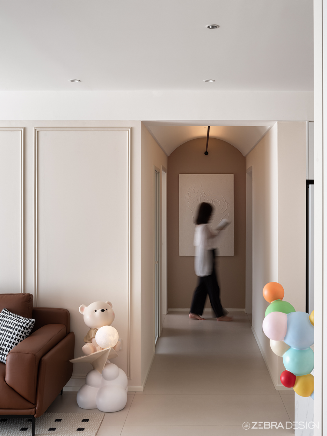 奶咖旋律中的现代轻法和谐空间丨中国桂林丨斑马设计事务所-11