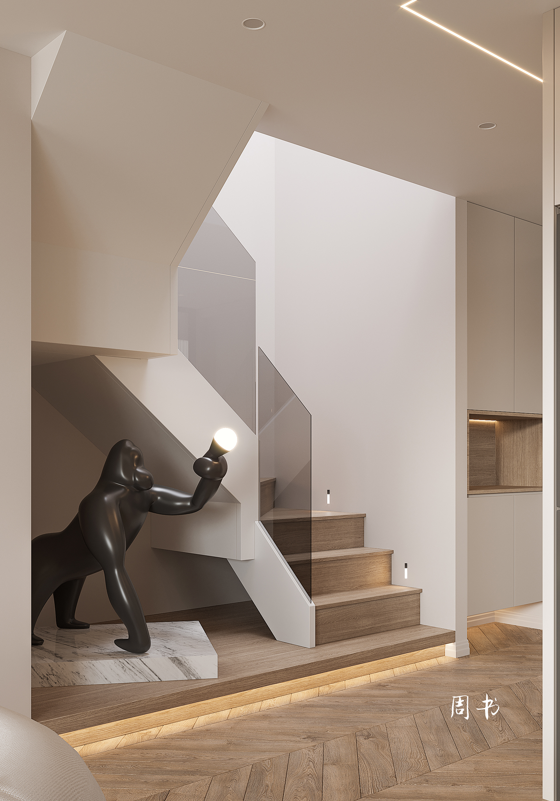 CR5 设计师打造 pscc 项目，现代风格室内设计惊艳亮相-19