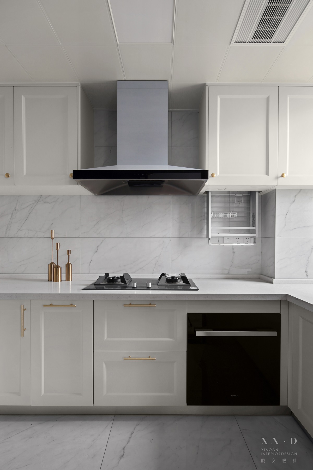 晓安设计 · 虞夏浅梦,融于质感的灰调美式-40