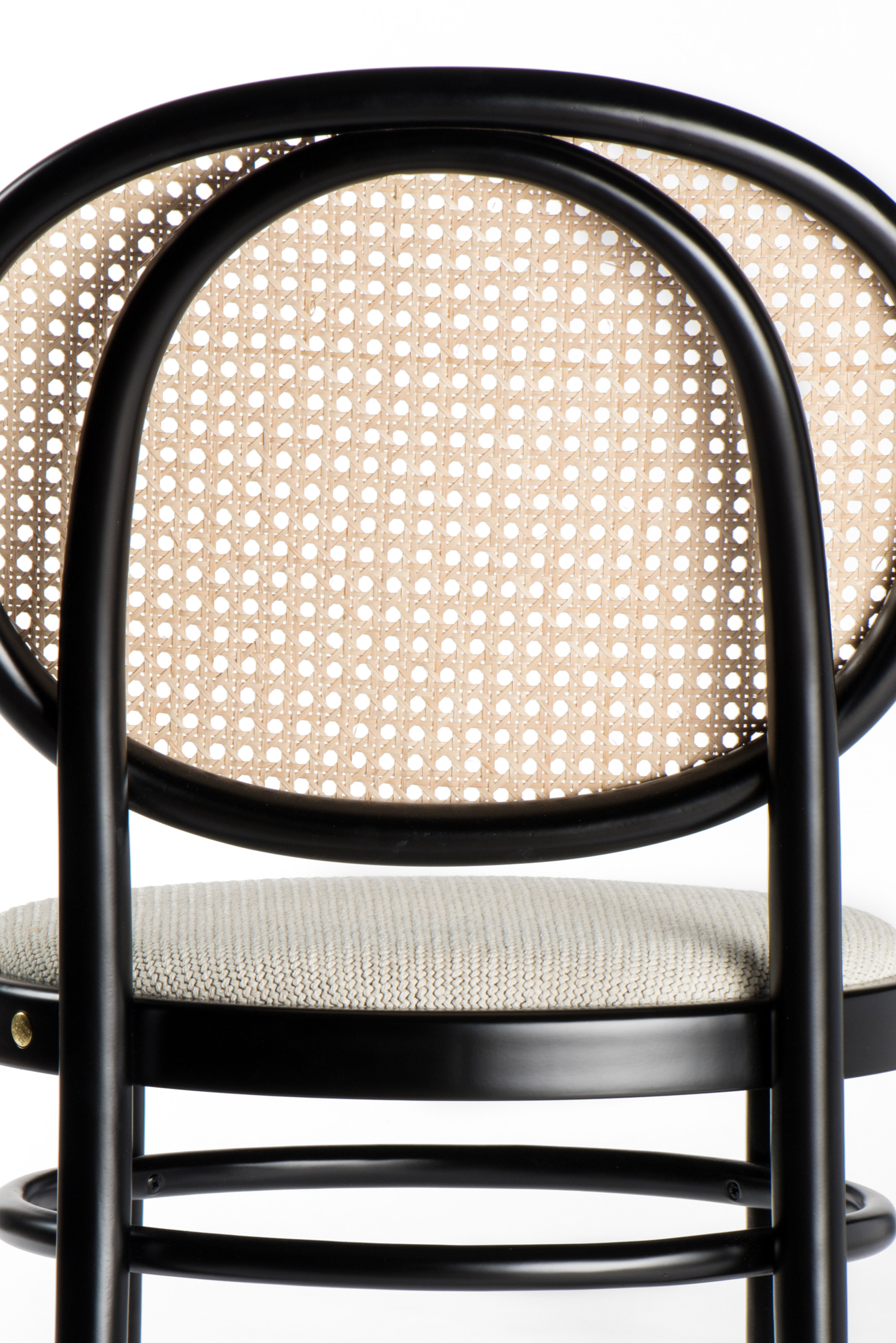 Front designs asymmetric version of Thonet's classic bistro chair-5