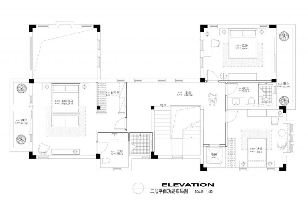 上海揽海高尔夫 540㎡极简别墅，演绎古典与现代的融合-56