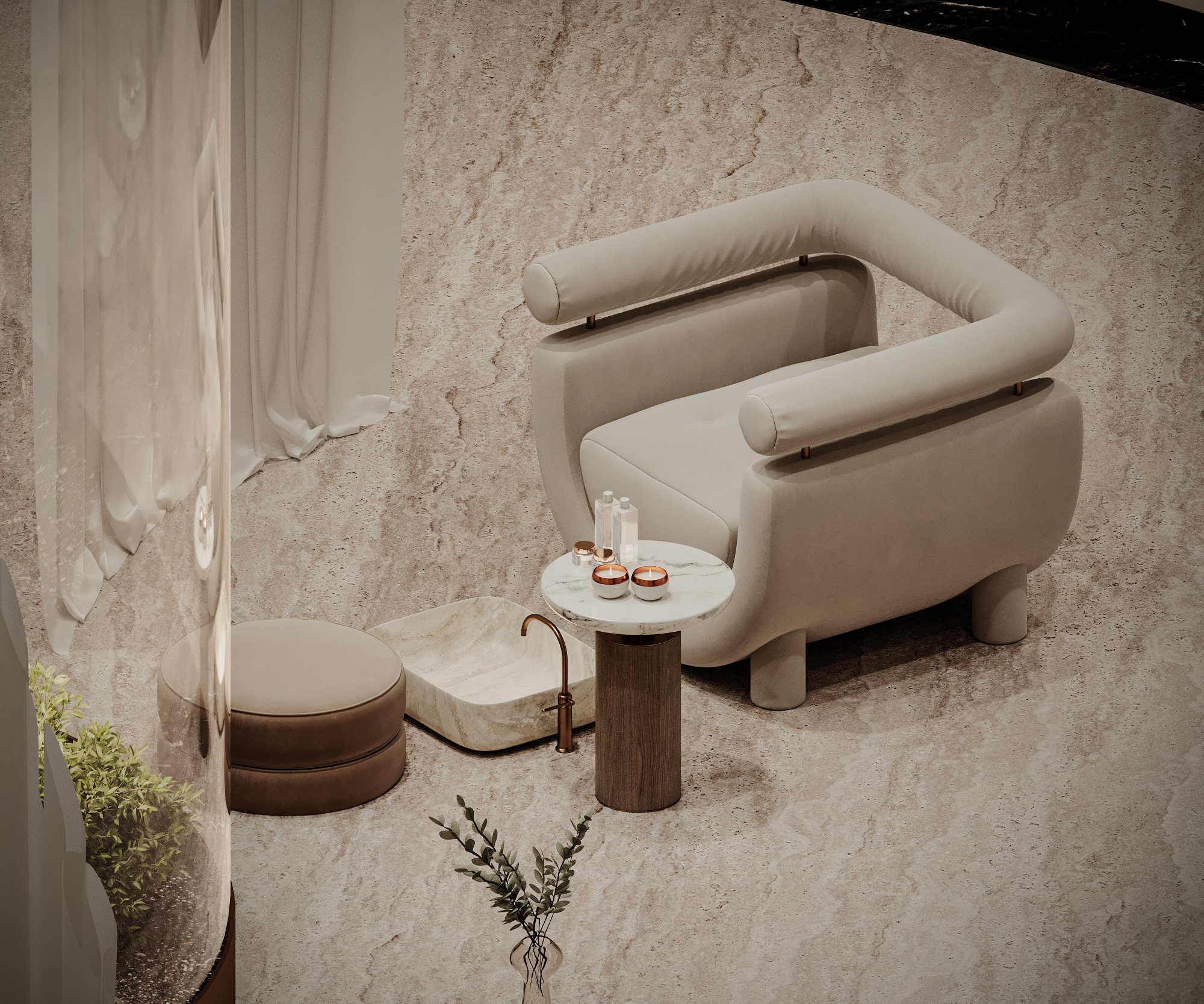 现代有机美容院丨沙特阿拉伯塔布克丨RAWABI DESIGN-15