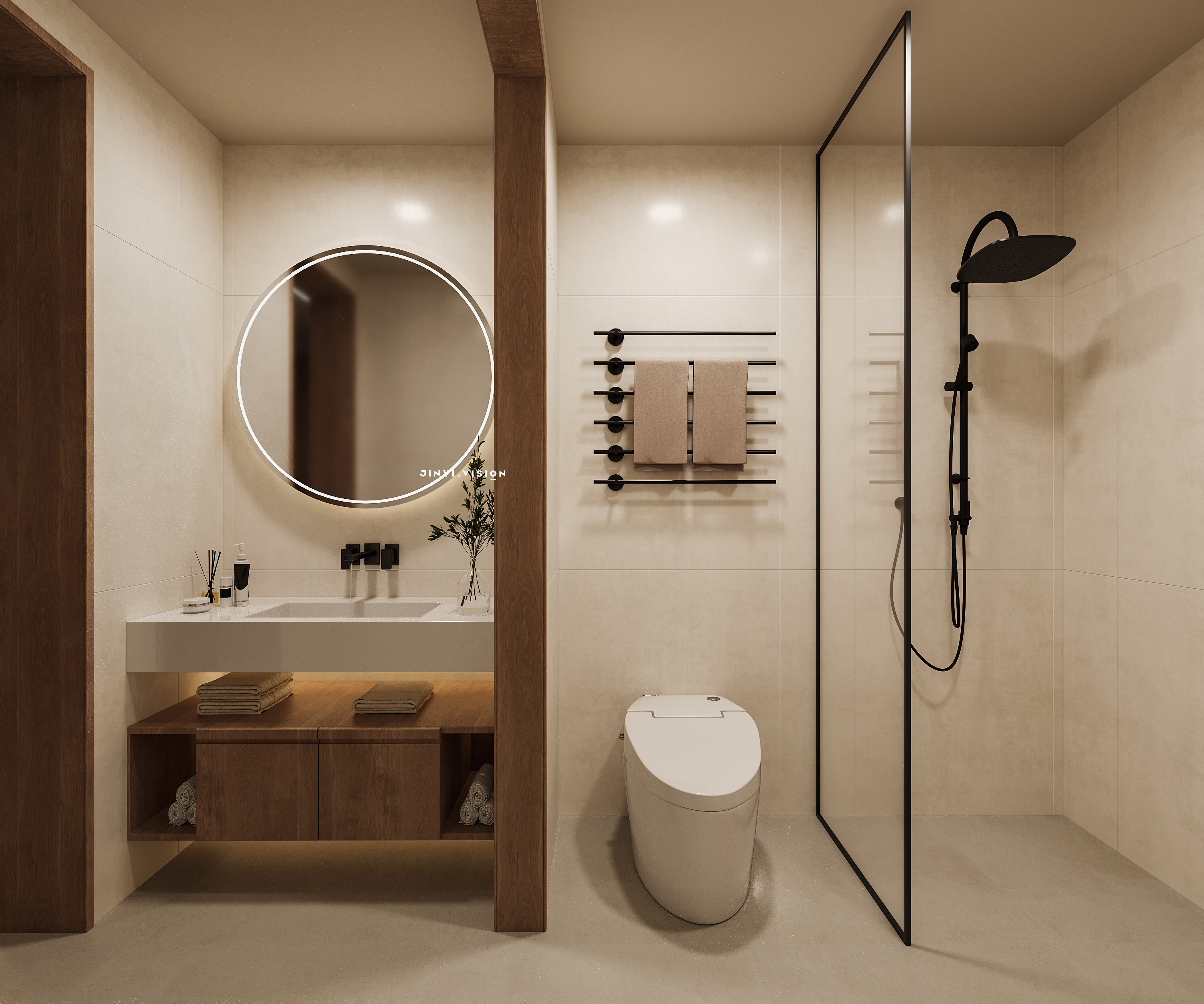 侘寂奶油风效果图-9