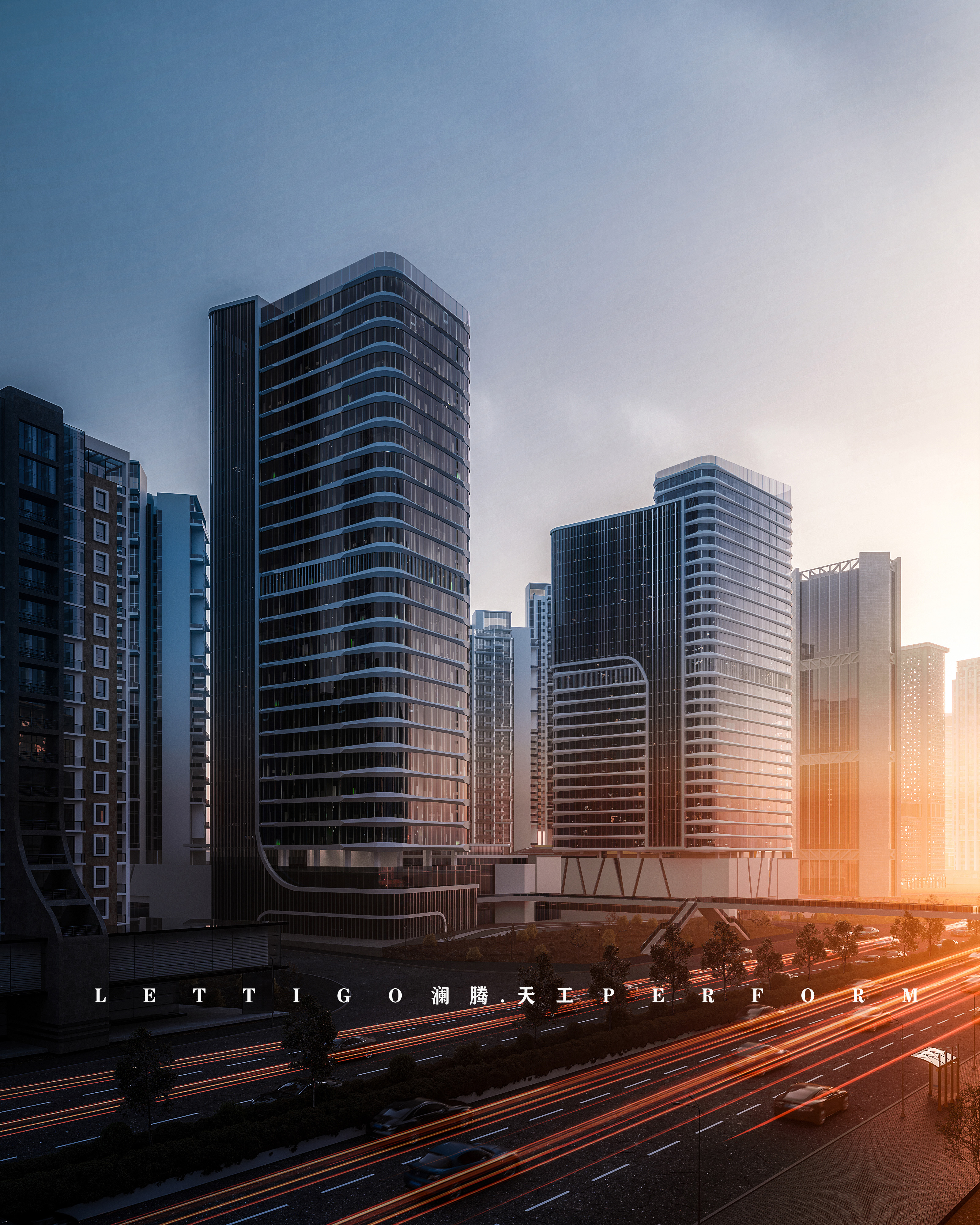 建筑设计|外观设计|鸟瞰效果图案例-5