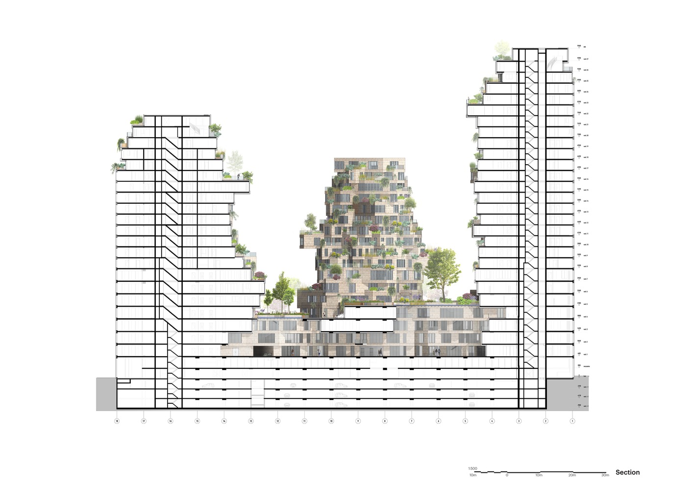 荷兰阿姆斯特丹 Valley Towers丨MVRDV-47