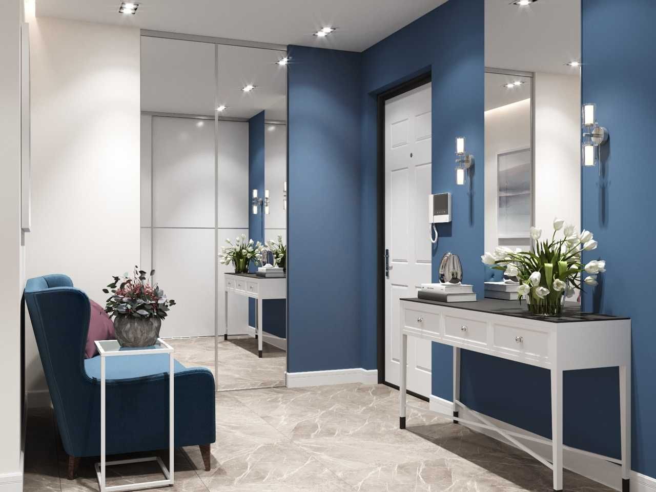 3к 90㎡现代风格三居室公寓设计项目丨俄罗斯莫斯科丨工作室 «А + Б»-9