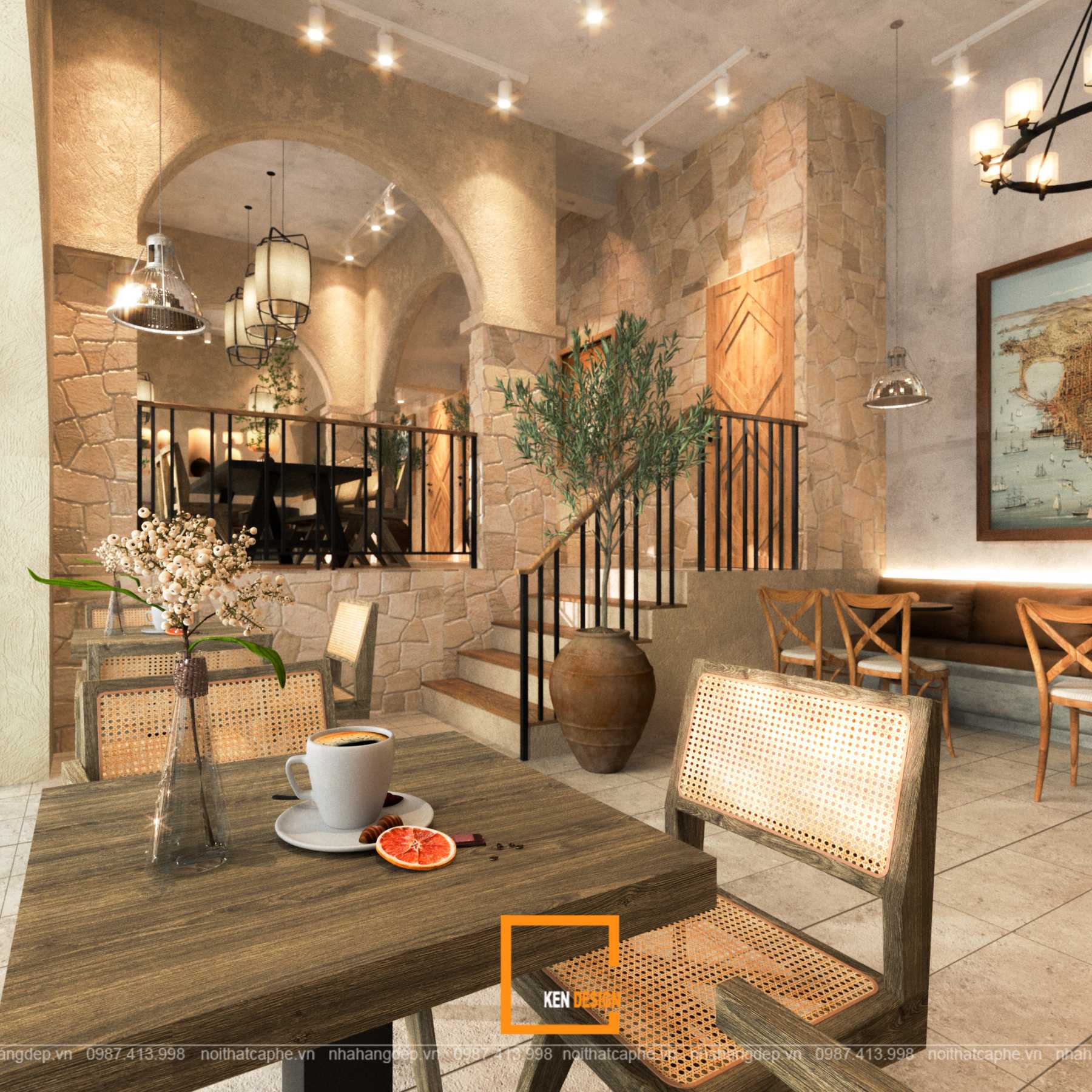 Safety咖啡馆设计丨越南胡志明市丨KenDesign-43